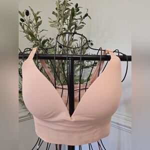 Blush Pink Strapless Dress